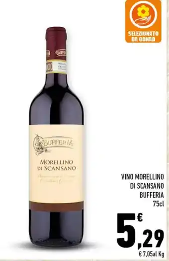 Conad Superstore Bufferia Vino Morellino di Scansano 75cl offerta