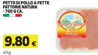 Coop Fattorie Natura Petto di Pollo A Fette 700 g ca. offerta
