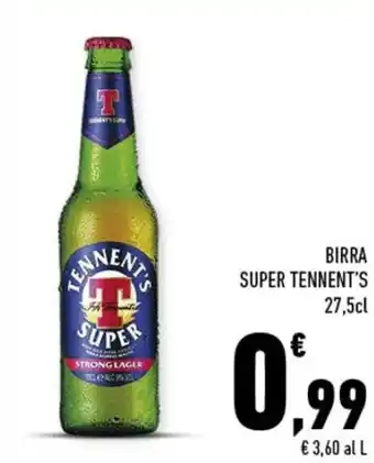 Conad Superstore Super Tennent's Birra 27,5cl offerta