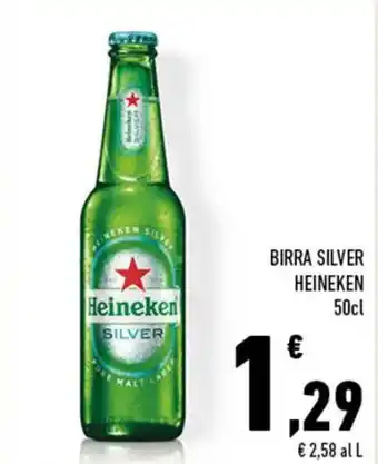 Conad Superstore Heineken Birra Silver 50cl offerta