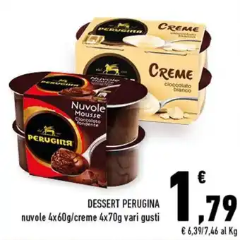 Conad Superstore Perugina Dessert nuvole 4x60g / creme 4x70g offerta