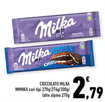 Conad Superstore Milka Cioccolato 270g/276g/300g offerta