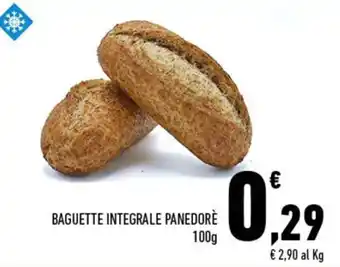Conad Superstore Baguette Integrale Panedorè 100g offerta