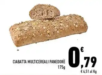 Ciabatta Multicereali Panedorè 175g
