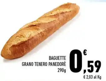 Conad Superstore Baguette Grano Tenero Panedorè 290g offerta