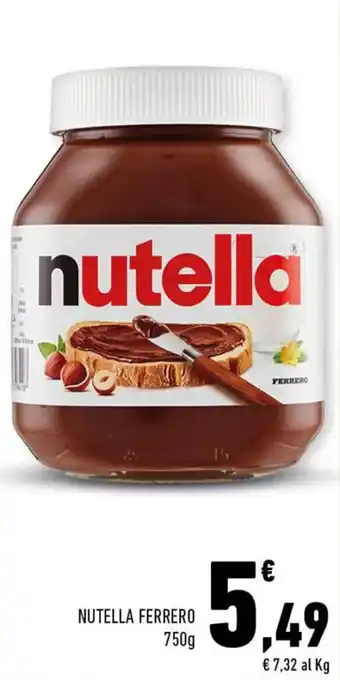 Conad Superstore Ferrero Nutella 750g offerta
