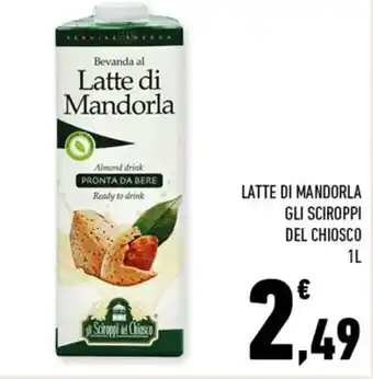 Conad Superstore Gli Sciroppi Del Chiosco Latte di Mandorla 1L offerta