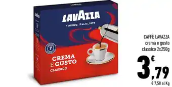 Conad Superstore Lavazza Caffè 2x250g offerta