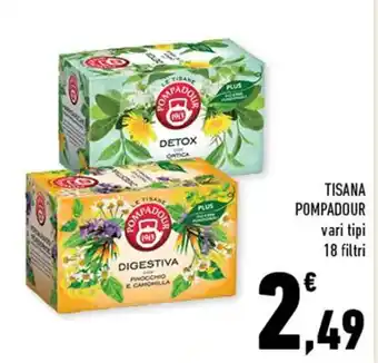 Conad Superstore Pompadour Tisana 18 filtri offerta