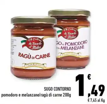 Conad Superstore Sugo Contorno 200g offerta