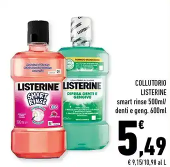 Conad Superstore Listerine Collutorio 500ml/600ml offerta