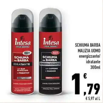 Conad Superstore Schiuma Barba Malizia Uomo 300ml offerta