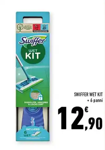Conad Superstore Swiffer Wet Kit +6 panni offerta