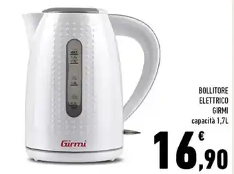 Conad Superstore Girmi Bollitore Elettrico 1,7L offerta