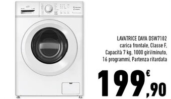 Conad Superstore Daya Lavatrice DSW7102 7 kg offerta
