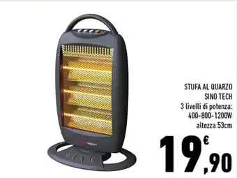 Sino Tech Stufa Al Quarzo 53cm