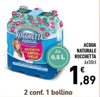 Conad Superstore Rocchetta Acqua Naturale 6x50cl offerta