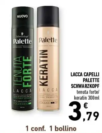 Conad Superstore Schwarzkopf Lacca Capelli Palette 300ml offerta