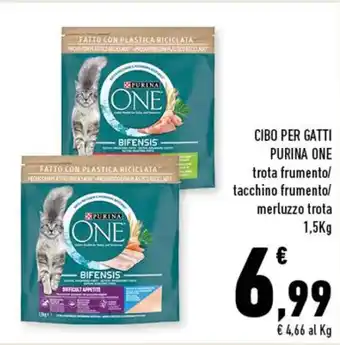 Purina One Cibo per Gatti 1,5Kg