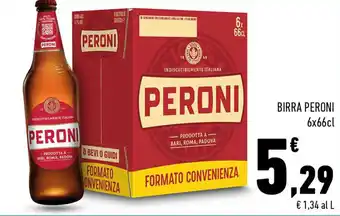 Conad Superstore Peroni Birra 6x66cl offerta