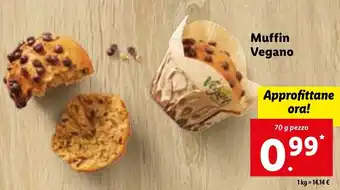 Lidl Muffin Vegano 70 g offerta