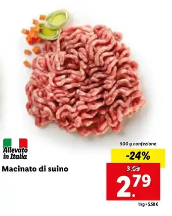 Lidl Macinato di suino 500 g offerta