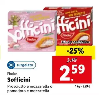 Lidl Findus Sofficini 312,5 g offerta
