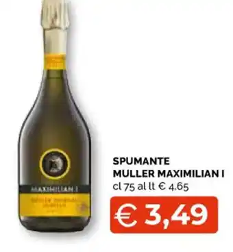 Mercatò Local Muller Maximilian I Spumante cl 75 offerta