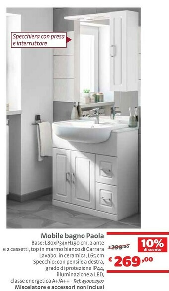 Mobile Bagno Paola