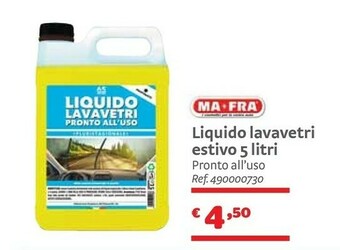 Bricocenter Ma-fra Liquido Lavavetri Estivo offerta
