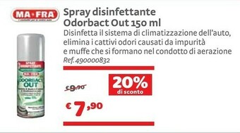Bricocenter Ma-fra Spray Disinfettante Odorbact Out offerta