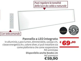 Bricocenter Pannello A Led Integrato offerta