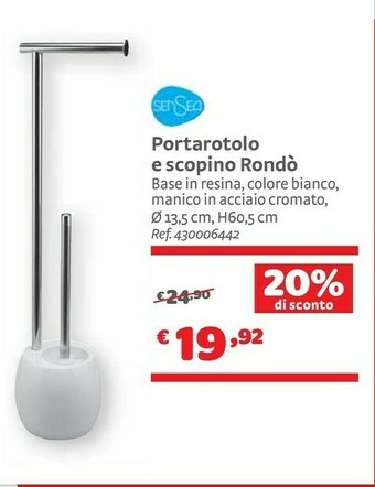 Bricocenter Rondò Portarotolo E Scopino offerta