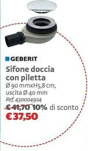 Geberit Sifone Doccia Con Piletta