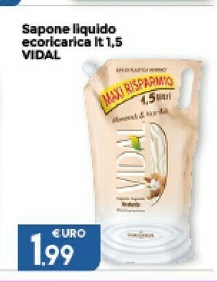 Colonial Sud Vidal Sapone Liquido Ecoricarica offerta