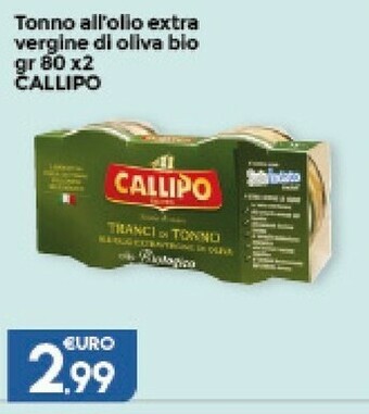 Callipo Tonno All'olio Extra Vergine Di Oliva Bio