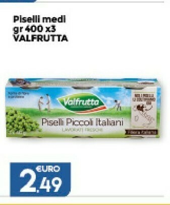 Valfrutta Piselli Medi