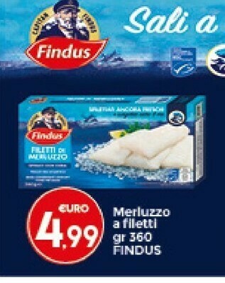 Colonial Sud Findus Filetti Di Merluzzo offerta