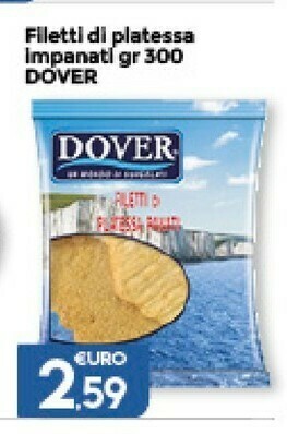 Colonial Sud Dover Filetti Di Platessa Impanati 300 G offerta