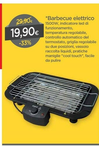 DPiù Barbecue Elettrico 1500 W offerta