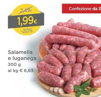 DPiù Salamella E Luganega offerta