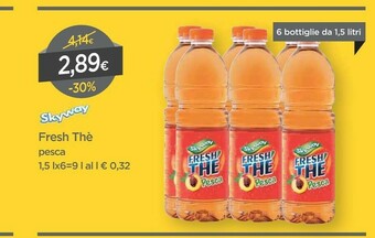 DPiù Skyway Fresh The Pesca 1500 G(ml) offerta
