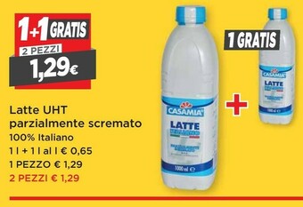 DPiù Latte Uht Parzialmente Scremato offerta