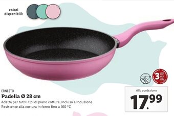 Lidl Ernesto Padella Ø 28 cm offerta