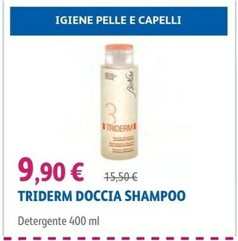 Lloyds Farmacia Triderm Doccia Shampoo Detergente 400ml offerta