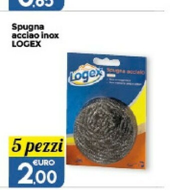 Logex Spugna Acciao Inox
