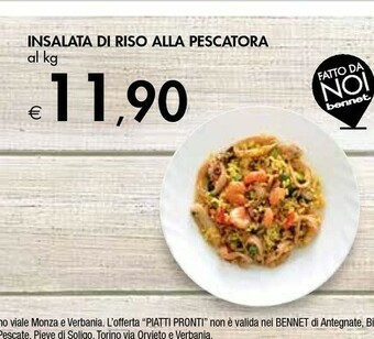 Bennet Insalata Di Riso Alla Pescatora offerta