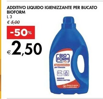 Bennet Bioform Additivo Liquido Igienizzante Per Bucato offerta