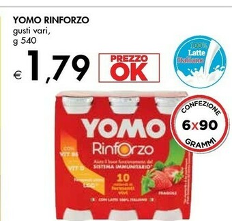 Bennet Yomo Rinforzo Bianco 540 G(ml) offerta