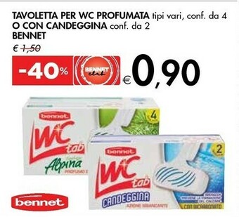 Bennet Bennet Tavoletta Per Wc Profumata offerta